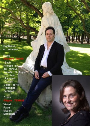 Affiche de Giovanni Gorelli & Régine Temam : Piano & Chant