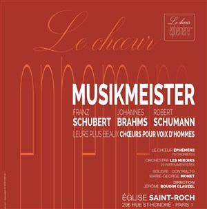 Affiche de Musikmeister : F. Schubert - J. Brahms - R. Schumann