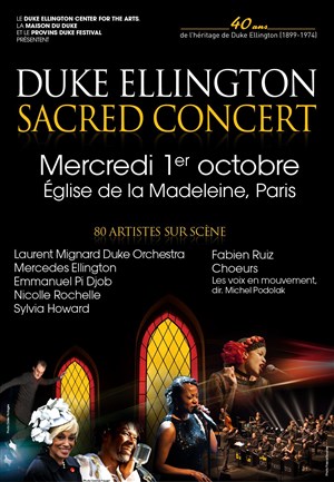 Affiche de Duke Ellington Sacred
