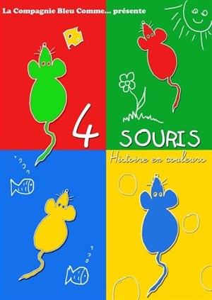 Affiche de 4 souris Pour les tous petits