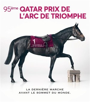 Affiche de Qatar prix de l'arc de triomphe