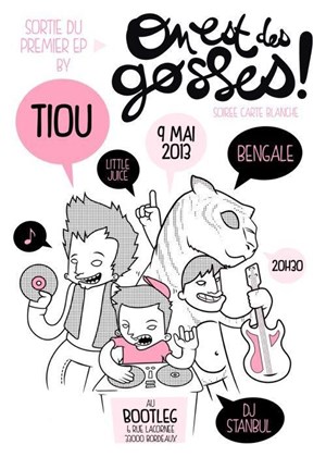 Affiche de Tiou + Bengale + Dj Stanbul