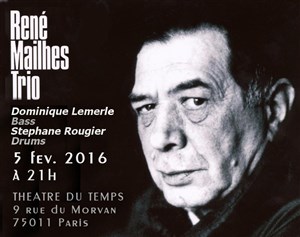Affiche de René Mailhes Trio