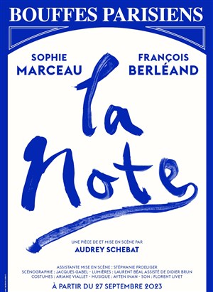Affiche de La Note | avec Sophie Marceau et François Berléand