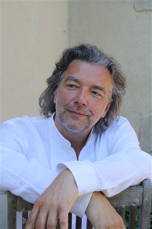 Affiche de François-René Duchable au piano et Alain Carré comédien | Au salon des arts de Fragonard