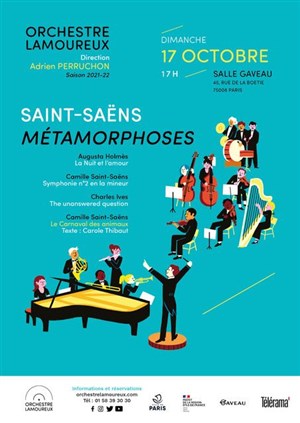 Affiche de Orchestre Lamoureux, Saint-Saëns : Métamorphoses