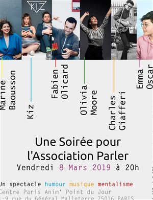 Affiche de Une soirée pour l'Association Parler | Episode 2