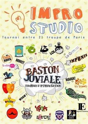 Affiche de Baston Joviale - tournoi d'improvisation