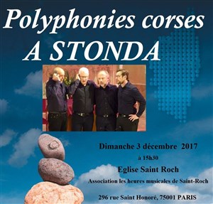 Affiche de Polyphonies corses A Stonda