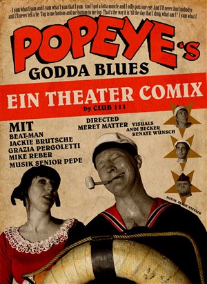 Affiche de Popeye Godda Blues