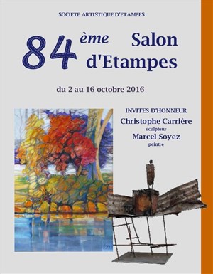 Affiche de 84ème salon d'art d'Etampes