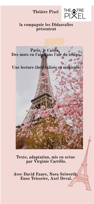 Affiche de Des mots en l'air dans l'air du temps. Paris, je t'aime