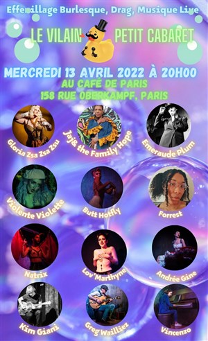 Affiche de Le Vilain Petit Cabaret : Edition III