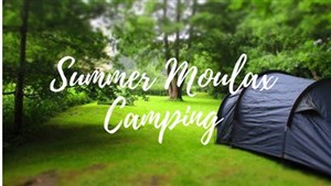 Affiche de Summer Moulax Camping Créatif