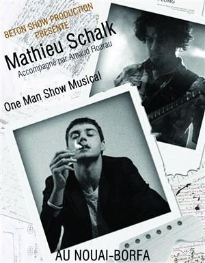 Affiche de Mathieu Schalk dans One man show musical