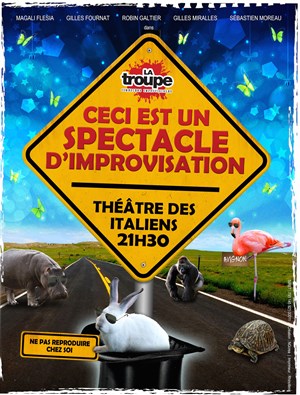 Affiche de Ceci est un spectacle d'improvisation