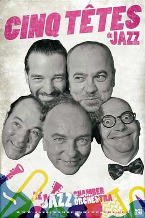 Affiche de Les Cinq Têtes de Jazz