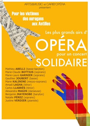 Affiche de Opéra Solidarité Antilles