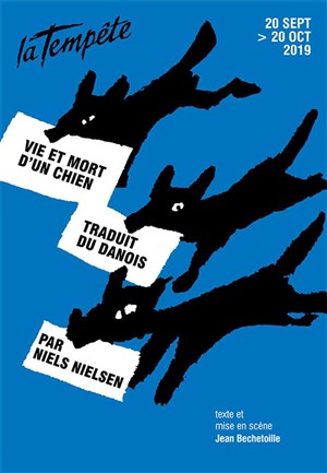 Affiche de Vie et mort d'un chien traduit du danois par Niels Nielsen