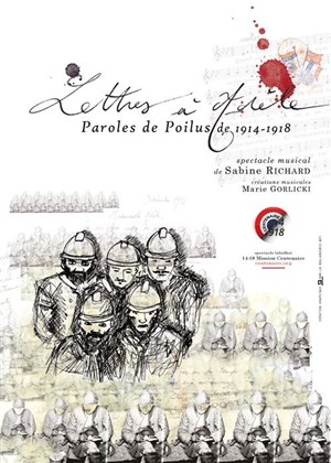 Affiche de Lettres à Adèle | Paroles de Poilus 1914-1918