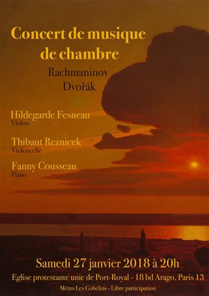 Affiche de Musique russe : Rachmaninov et Dvorak