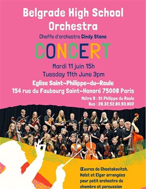 Affiche de Belgrade High School Orchestra
