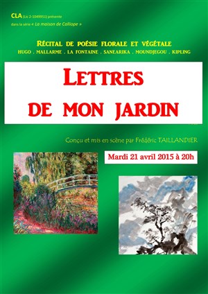 Affiche de Les lettres de mon jardin