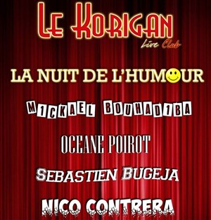 Affiche de La nuit de l'humour : 4 one man et woman show