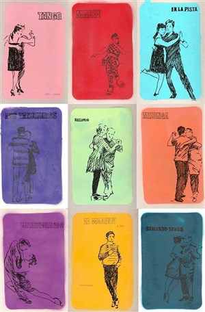 Affiche de Milonga, Orchestre Tango Live, Cours