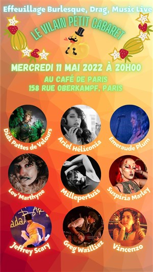 Affiche de Le Vilain Petit Cabaret : Edition IV