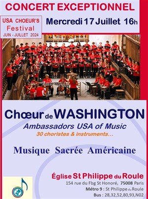 Affiche de Choeur de Washington - USA