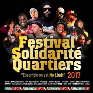 Affiche de Festival Solidarité Quartiers