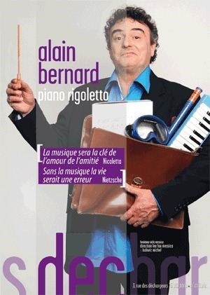 Affiche de Alain Bernard dans Piano Rigoletto | mis en scène par Pascal Légitimus