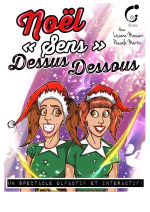 Affiche de Noël sens dessus dessous