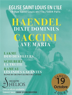 Affiche de Dixit Dominus de Haendel