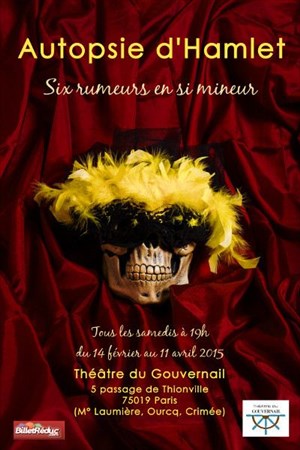 Affiche de Autopsie d'Hamlet Six rumeurs en si mineur