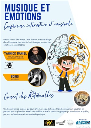 Affiche de Conférence gesticulée : la musique et les émotions