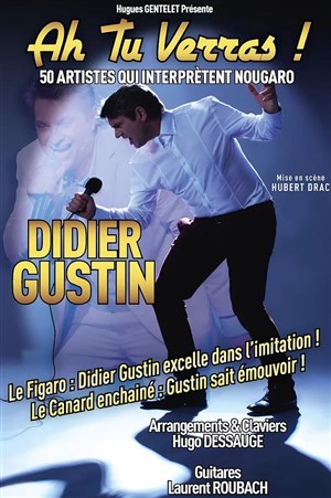 Affiche de Didier Gustin dans Ah tu verras !