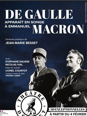 Affiche de De Gaulle apparaît à Emmanuel Macron