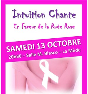 Affiche de Intuition chante au profit de la Ruée Rose