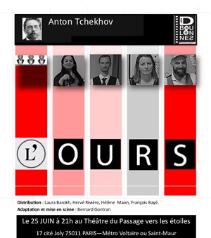 Affiche de L'ours de Tchekhov