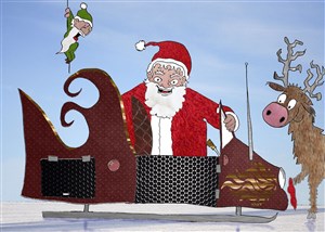 Affiche de Le nouveau traîneau du Père-Noël, ou comment étrenner sans traîner son nouveau traîneau très neuf ?
