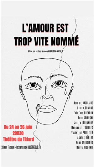 Affiche de L'amour est trop vite nommé