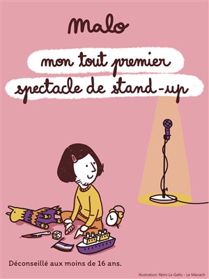 Affiche de Malo dans Mon tout premier spectacle de stand-up