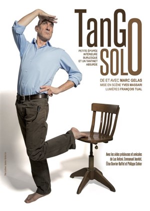 Affiche de Marc Gelas dans Tango solo
