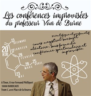 Affiche de Les conférences improvisées du professeur Van de Burne