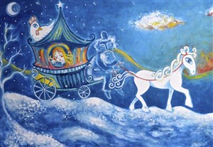 Affiche de Le cirque bleu