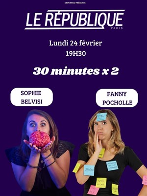 Affiche de Sophie Belvisi & Fanny Pocholle 30/30