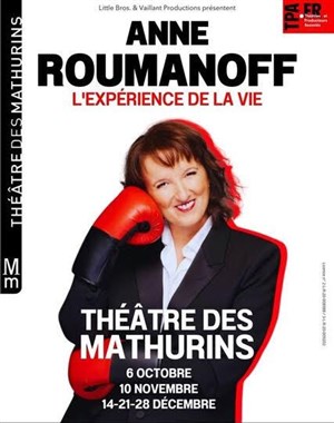 Affiche de Anne Roumanoff dans L'expérience de la vie