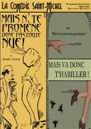 Affiche de Monsieur Badin suivi de Mais n'te promène donc pas toute nue